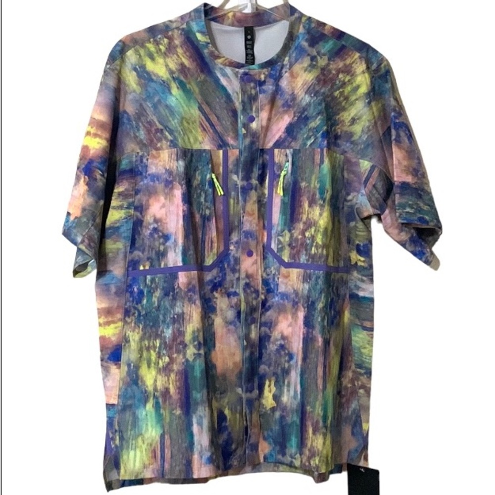 NEW Lululemon Water-Repellent Hiking Short Sleeve Shirt Size Large